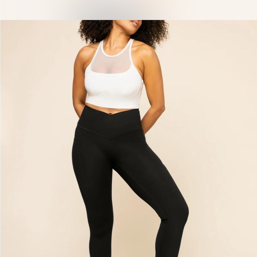 POPFLEX Black High-Waisted Leggings